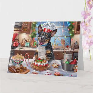 Tarjeta Navidades de feriados de feriado de ganado austral