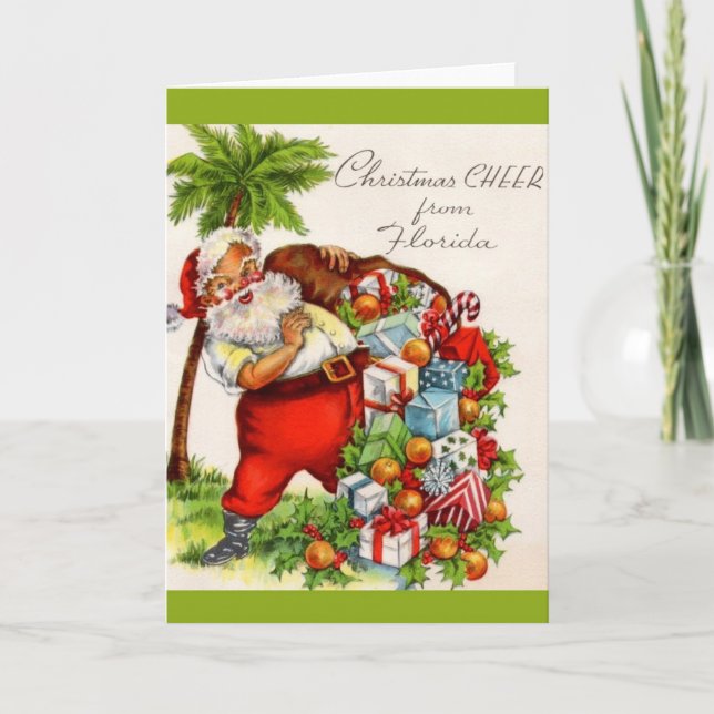 Tarjeta Navidades De Florida (Anverso)