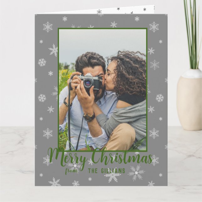 Tarjeta navidades de fotografía (Anverso)