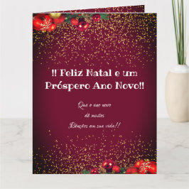 Tarjeta Navidades de fotografía Personalizados modernos Fe