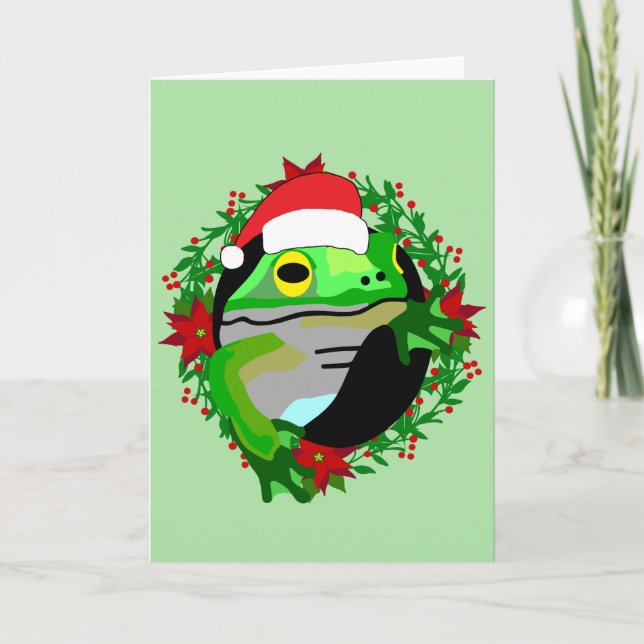 Tarjeta Navidades de Froggy (Anverso)