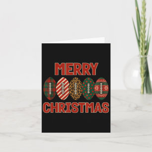 Tarjeta Navidades de fútbol festivos Ball Sports Xmas Holi