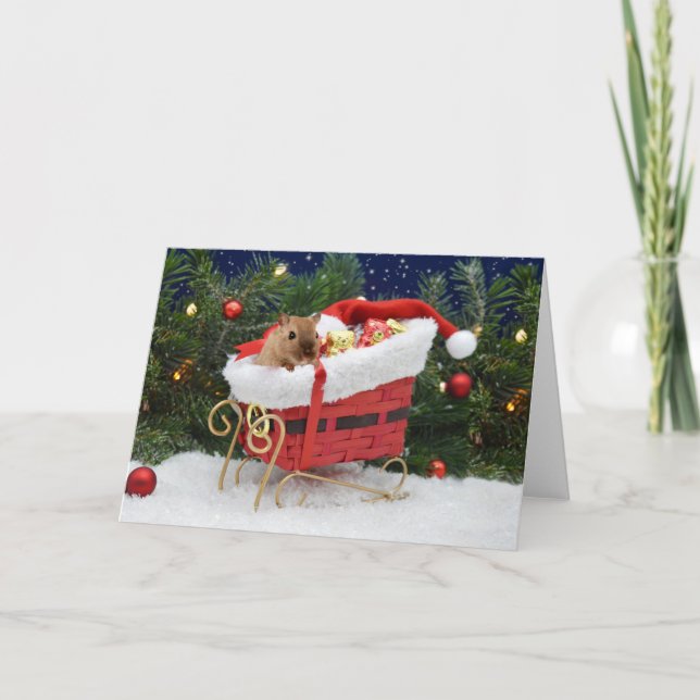 Tarjeta Navidades de Gerbil (Anverso)