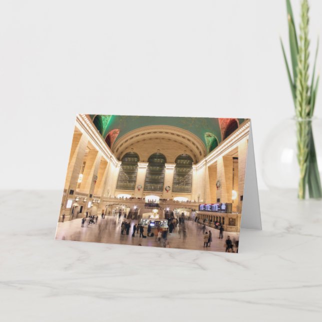 TARJETA NAVIDADES DE GRAND CENTRAL CARD (Anverso)