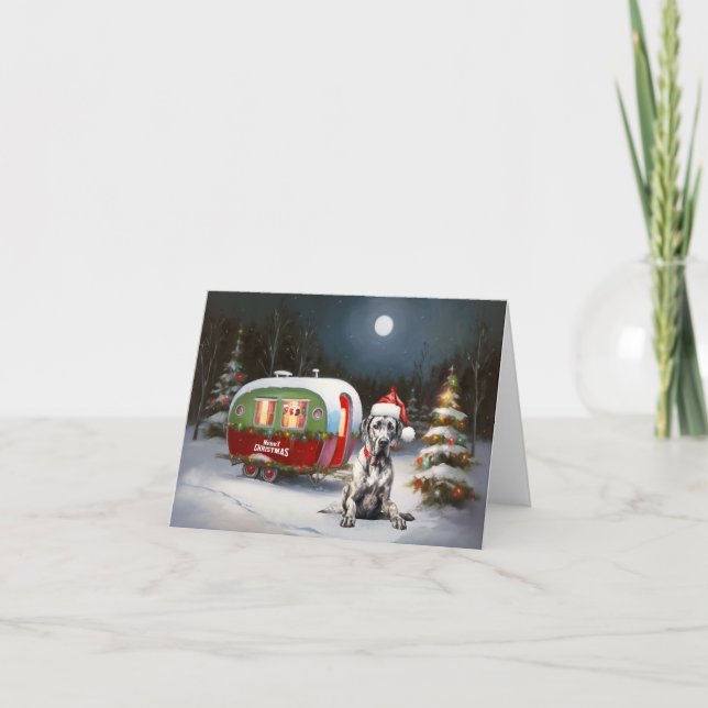Tarjeta Navidades de Great Dane (Anverso)