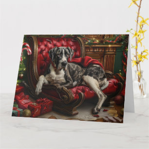 Tarjeta Navidades de Great Dane
