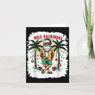 Tarjeta Navidades De Hawái En Julio Mele Kalikimaka Hawaii