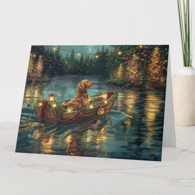 Tarjeta Navidades de hebilla afgana disfrutan de un viaje  (Anverso)