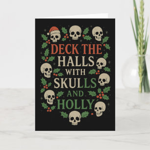 Tarjeta Navidades De Horror Diseñados Para Amantes De Los 