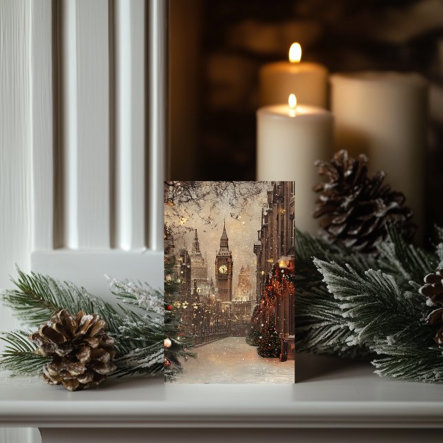 Tarjeta Navidades de invierno de Londres de Victoria Salud (Subido por el creador)