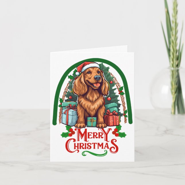 Tarjeta Navidades de Irlanda (Anverso)