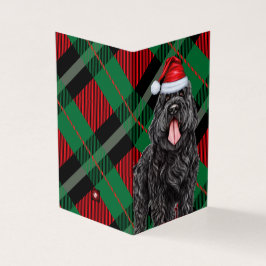 Tarjeta Navidades de juguetes de festividad de perro del t