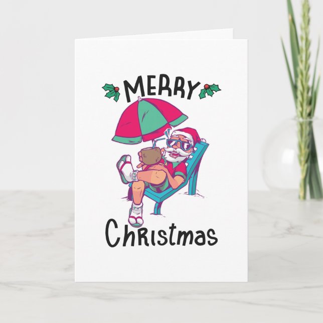 Tarjeta Navidades de julio (Anverso)