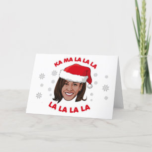 Tarjeta Navidades de Kamala - Kamala la la la la la