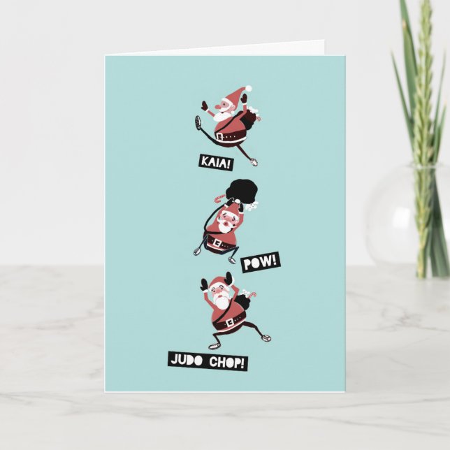 Tarjeta Navidades de Kickass en Ninja Santa (Anverso)