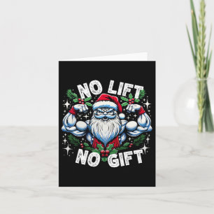 Tarjeta Navidades de la construcción de bodybuilding de Sa