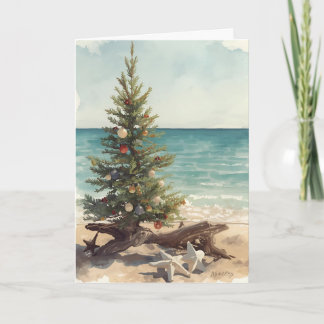 Tarjeta Navidades de la costa