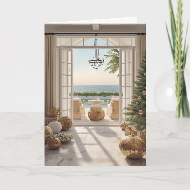 Tarjeta Navidades de la Costa Dorada (Anverso)