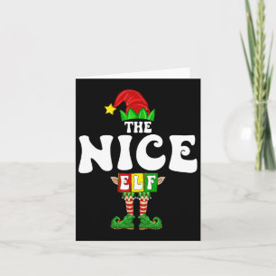 Tarjeta Navidades de la familia Elf de Niza coincidiendo c