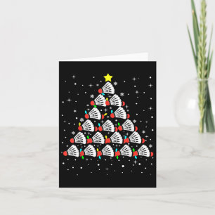 Tarjeta Navidades de la lanzadera del jugador navideño Bad
