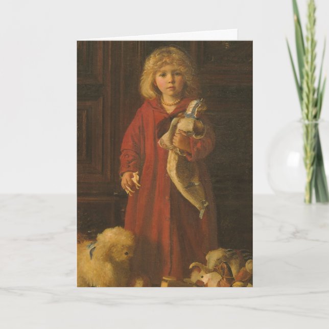 Tarjeta navidades de la mañana de 1885 por Mansel Lewis (Anverso)