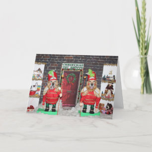 Tarjeta Navidades de la tienda de juguetes de juguetes de