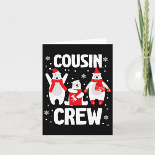 Tarjeta Navidades De La Tripulación De Primos Pjs - Famili