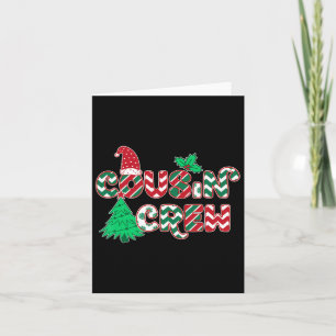 Tarjeta Navidades de la tripulación de un primo divertido