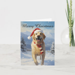 Tarjeta Navidades de Labrador