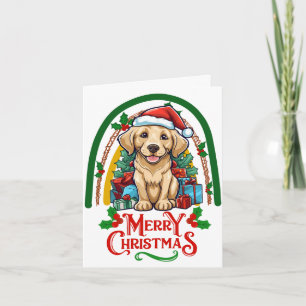 Tarjeta Navidades de Labrador