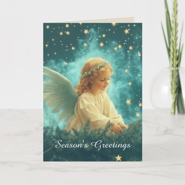 Tarjeta Navidades de Little Angel (Anverso)