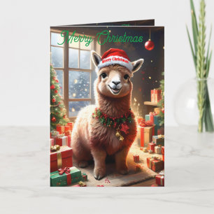 Tarjeta Navidades de llamadas felices, carta de Navidades