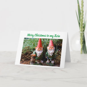 TARJETA NAVIDADES DE LOS GEMELOS PATERNALES DESEAN DOLOR D