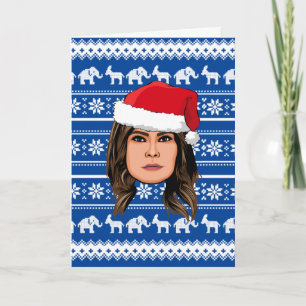 Tarjeta NAVIDADES de MELANIA TRUMP