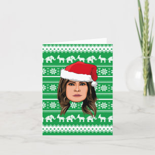 Tarjeta NAVIDADES de MELANIA TRUMP