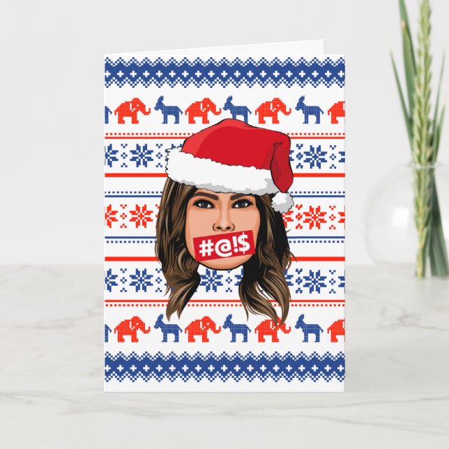 Tarjeta NAVIDADES de MELANIA TRUMP (Anverso)