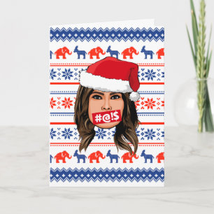 Tarjeta NAVIDADES de MELANIA TRUMP