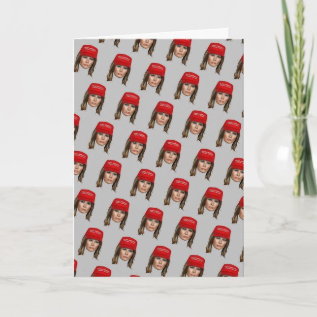 Tarjeta Navidades de Melania Trump MAGA (Anverso)