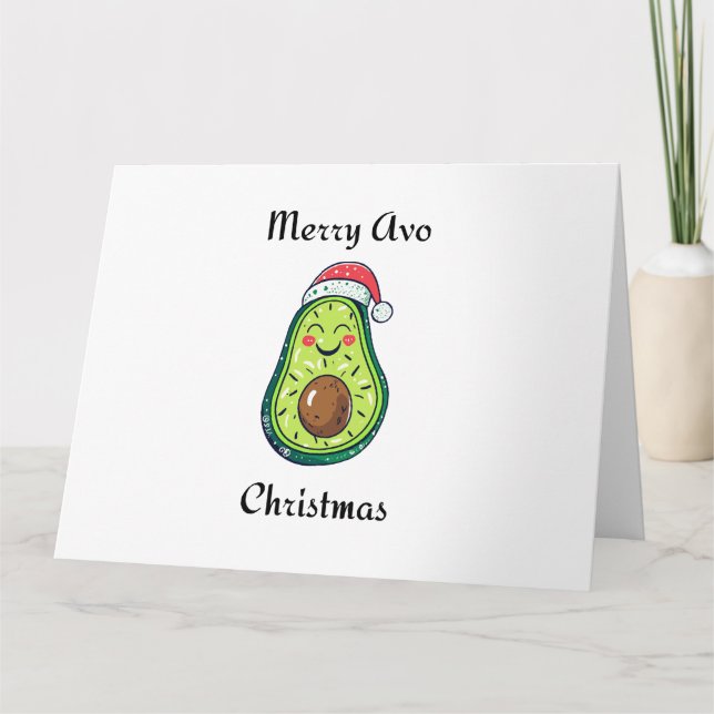 Tarjeta Navidades de Merry Avo (Anverso)