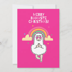 Tarjeta Navidades de Merry Namaste