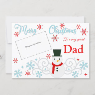 Tarjeta Navidades de nieve tradicionales portatarjetas de