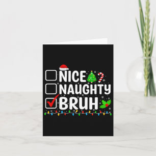 Tarjeta Navidades de Niza y Bruh iluminan a los hombres de