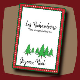 Tarjeta Navidades de Noel de Francia