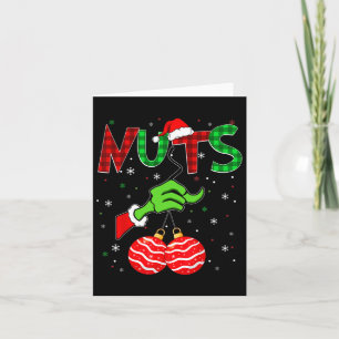 Tarjeta Navidades de nueces Nova Santa Hombres Pareja de A