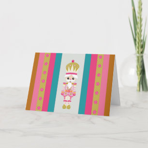 Tarjeta Navidades de Nutcracker festivos