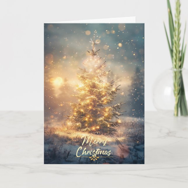 Tarjeta Navidades de oro (Anverso)