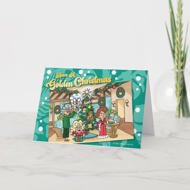 Tarjeta Navidades de oro (Anverso)