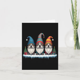 Tarjeta Navidades de Pitbull Gnomies Gnome mujeres hombres