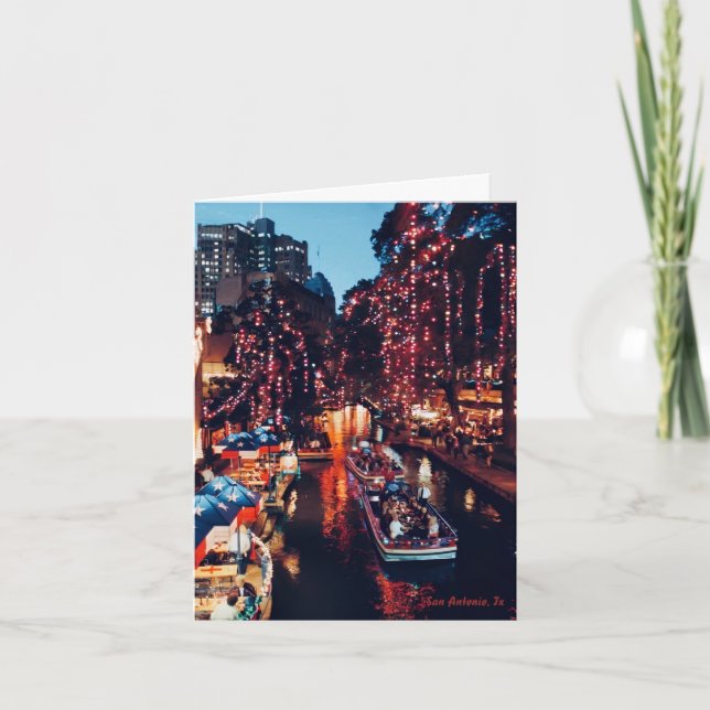 Tarjeta Navidades de Riverwalk (Anverso)