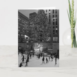 Tarjeta Navidades de Rockefeller   NYC